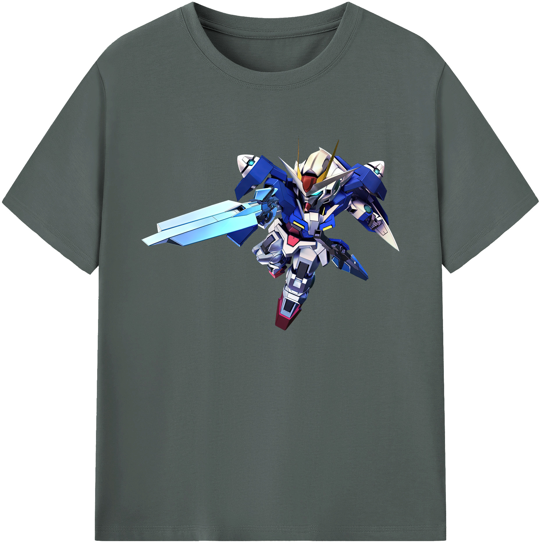 （画像用） 機動戦士ガンダム Mobile Suit Gundam 綿100％ メンズ半袖Tシャツ｜肌触りやわらか＆通気性
